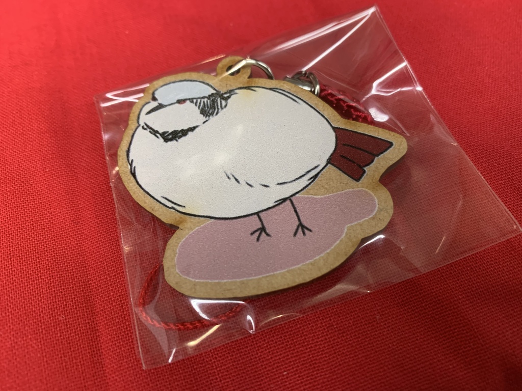 ｺﾁﾄﾞﾘ木製キーホルダー1