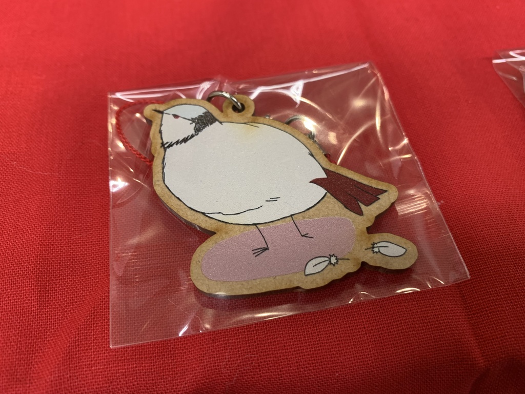 ｺﾁﾄﾞﾘ2木製キーホルダー