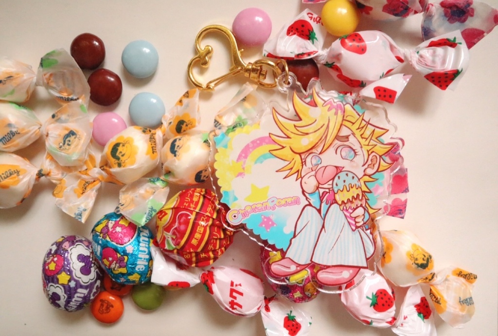 童磨アクリルキーホルダー