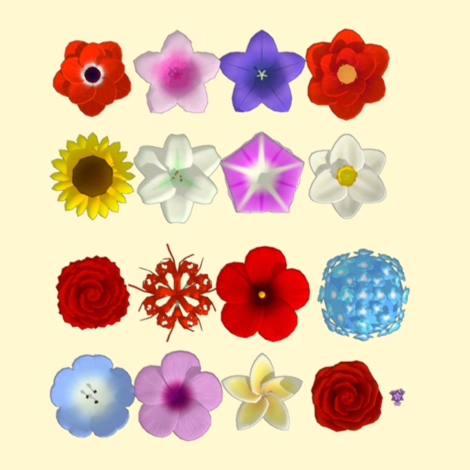 季節の花全17種4セット