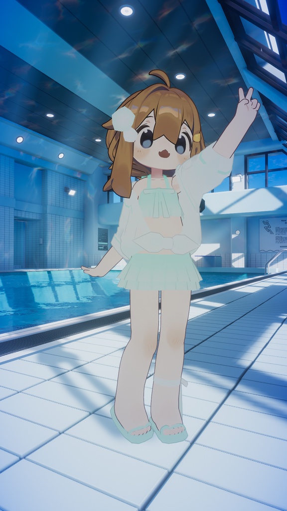 【複数アバター対応‼】☀さま~パステルビキニ👙【VRC対応】