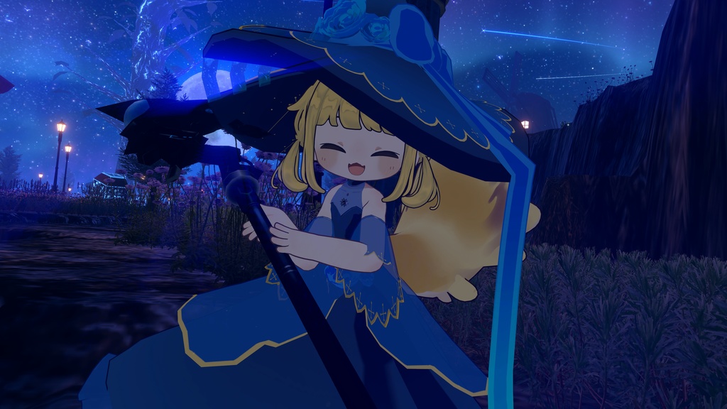 【複数アバター対応】薔薇の魔女のふんわりドレス【VRC用衣装】