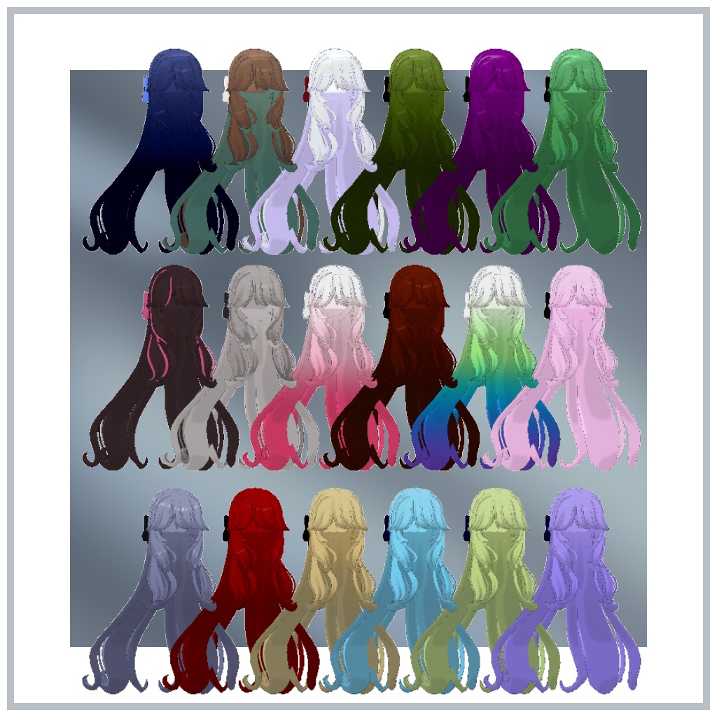 【6avatars】Natural long hair【MA対応】