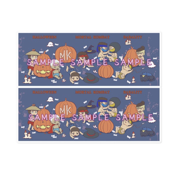 【MORTAL KOMBAT】HALLOWEEN　BABALITY Sticker (pixivFACTORY)