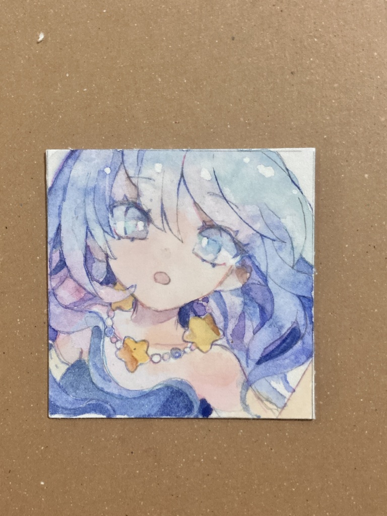 水彩原画 55mm×55mm