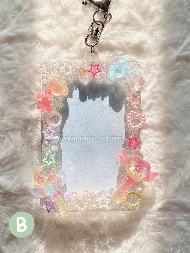 🤍チェキケースキーホルダー🤍600円Boostで波崎過去チェキ付き