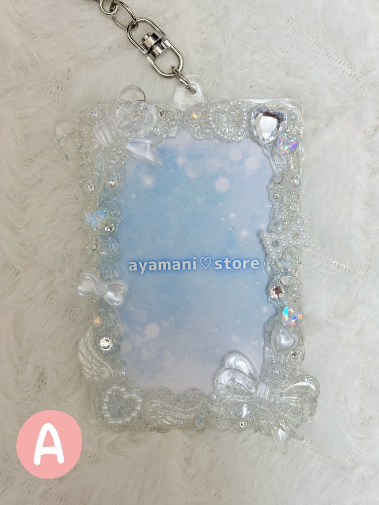 🤍チェキケースキーホルダー🤍600円Boostで波崎過去チェキ付き