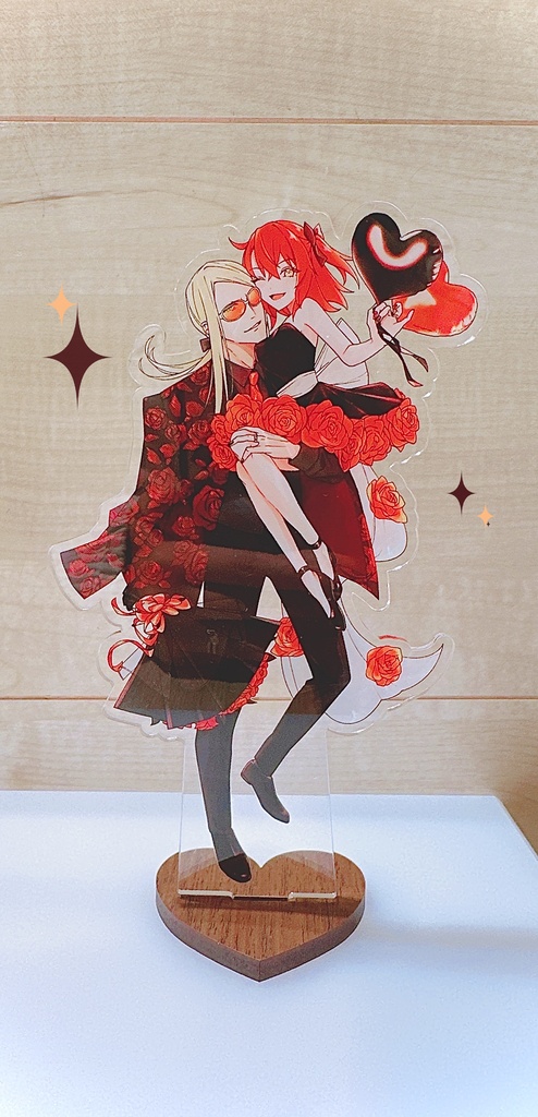 ポカぐだ♀BIGアクスタ-お色直し-【煙る鏡とお嬢とジュンブラ❤︎グッズ】