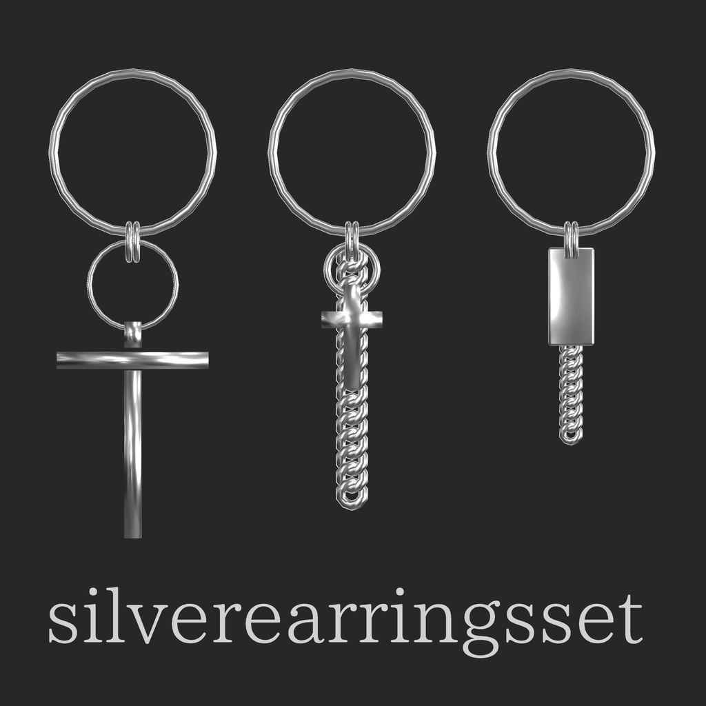 silverearringsset