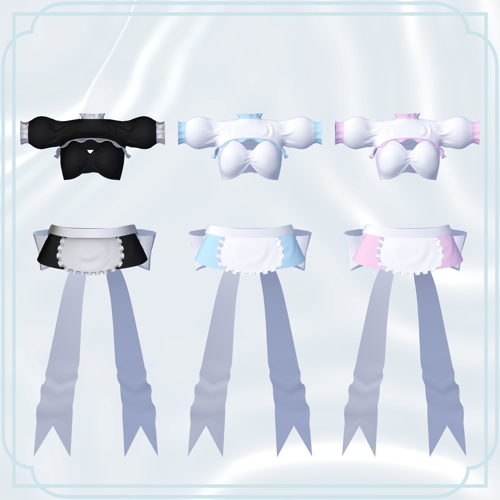 【7アバター対応】summer maid【狐雨&INABA&椎名対応】