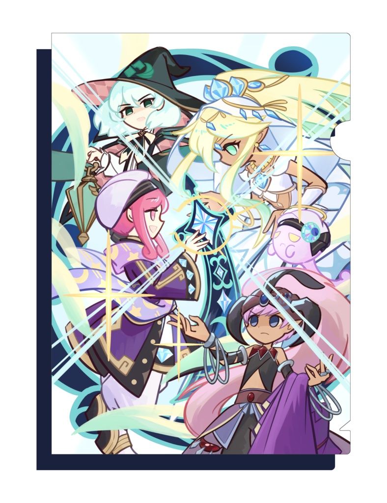 ストーリーイラストクリアファイル