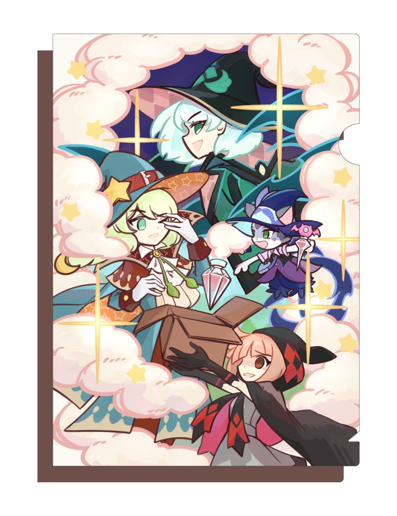 ストーリーイラストクリアファイル