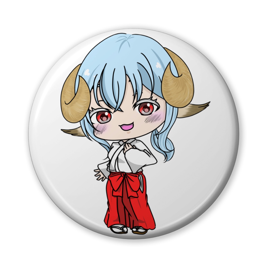 白兎よう 缶バッチ
