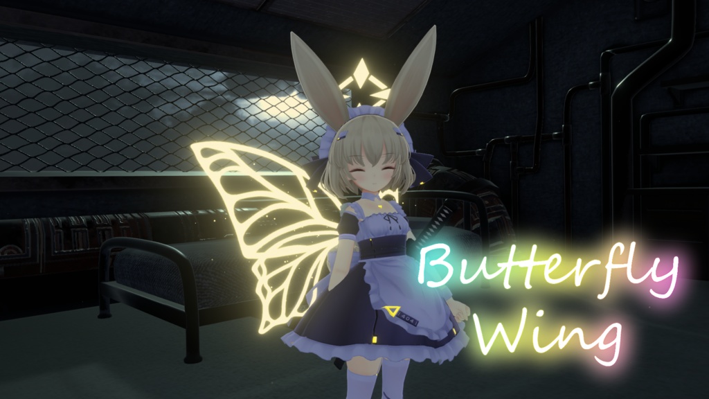 【VRC想定】Butterfly_Wing