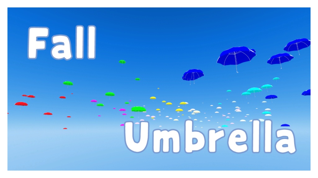 【VRC想定】Fall_Umbrella
