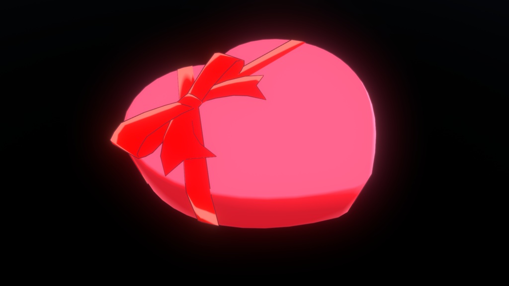 【3Dモデル】ValentineChocolate