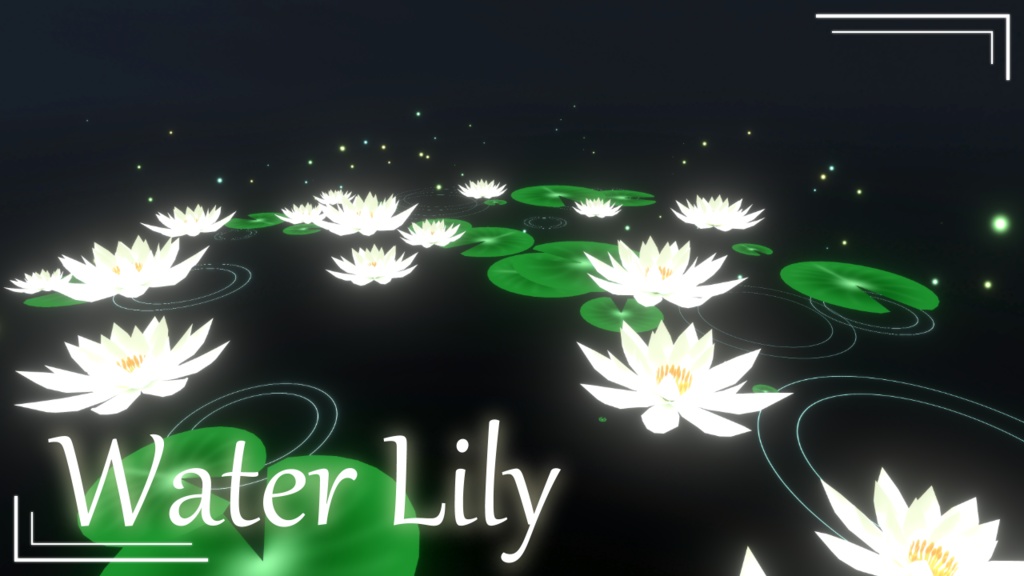 【VRChat想定】Water Lily