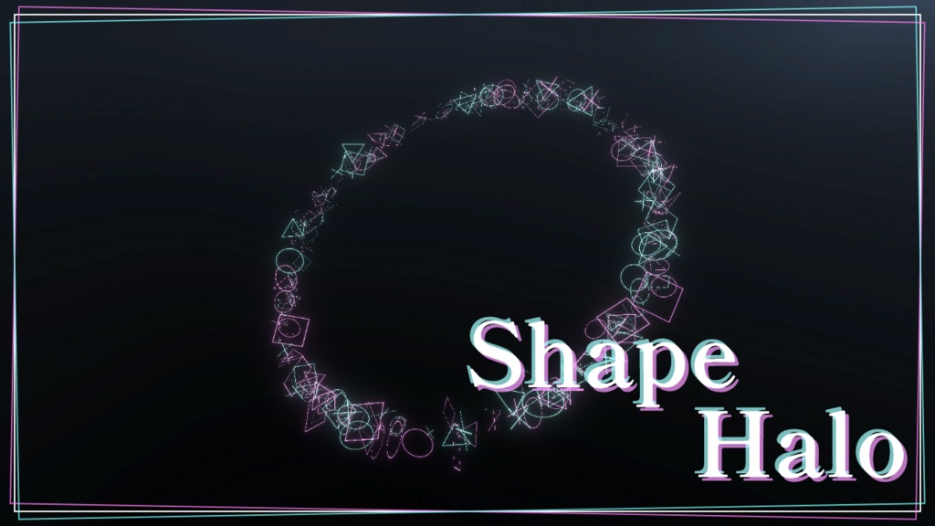 【VRChat想定】Shape_Halo