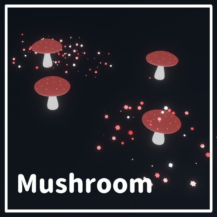 【VRChat想定】Mushroom