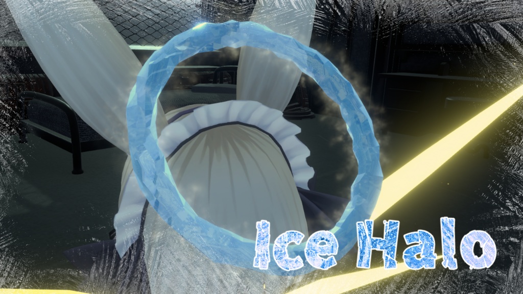 【VRChat想定】Ice Halo