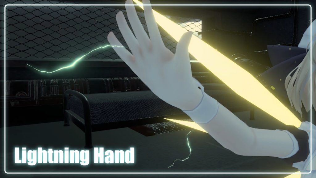 【VRChat想定】Lightning Hand