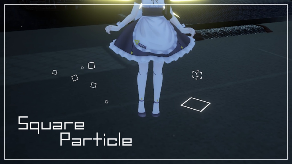 【VRChat想定】Square Particle