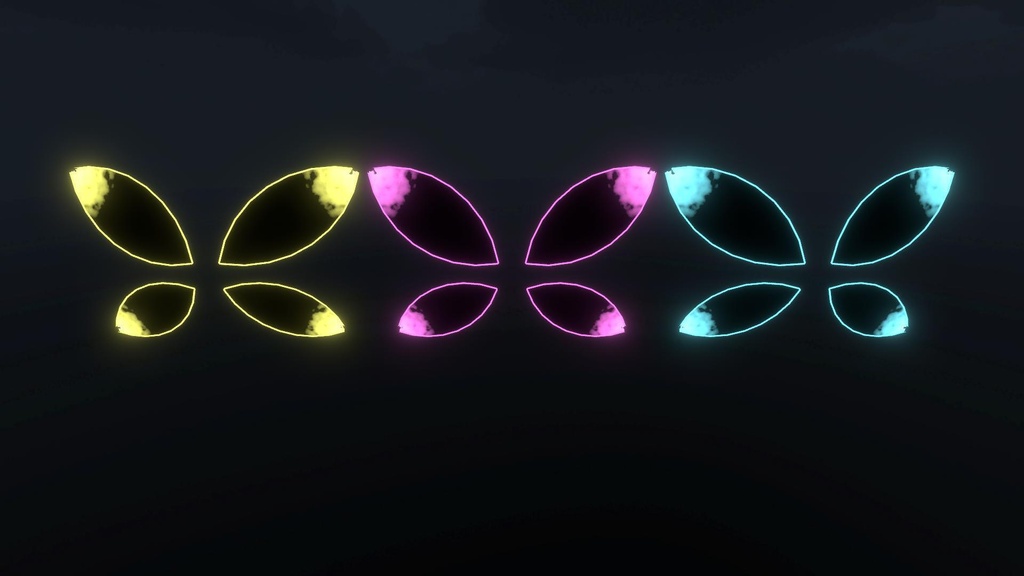 【VRChat想定】Fairy Wing 2