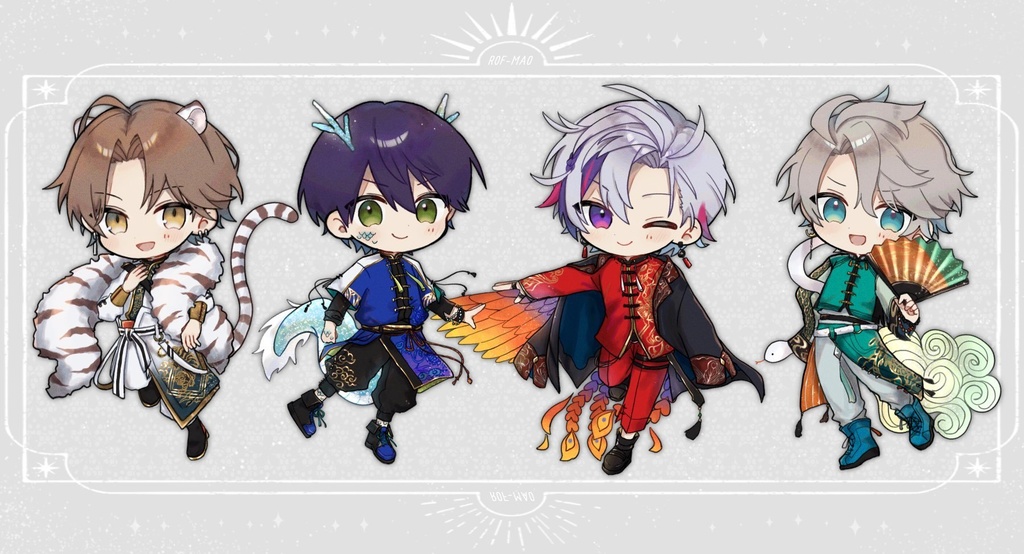 【非公式】ROF-MAO自立ミニアクリルスタンド