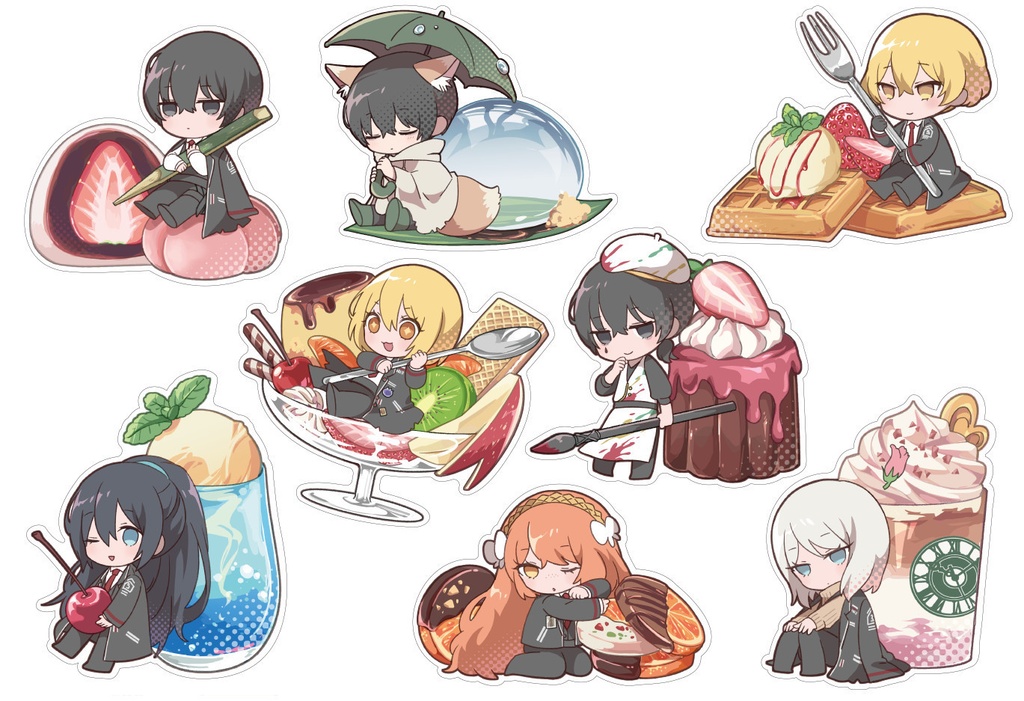 ステッカー8枚セット