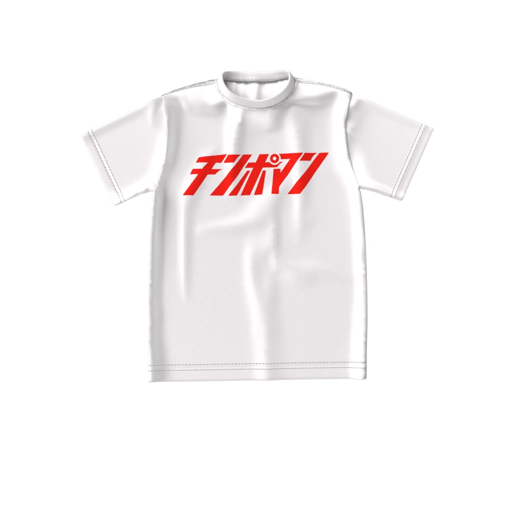 チンポマン ロゴ ビッグシルエットTシャツ(w)