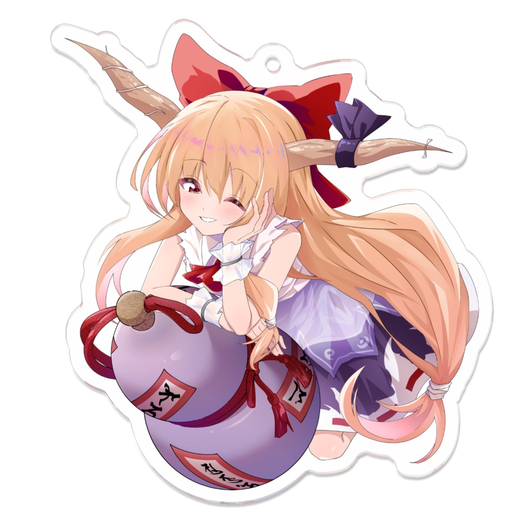 伊吹萃香 アクリルキーホルダー　東方プロジェクト二次創作