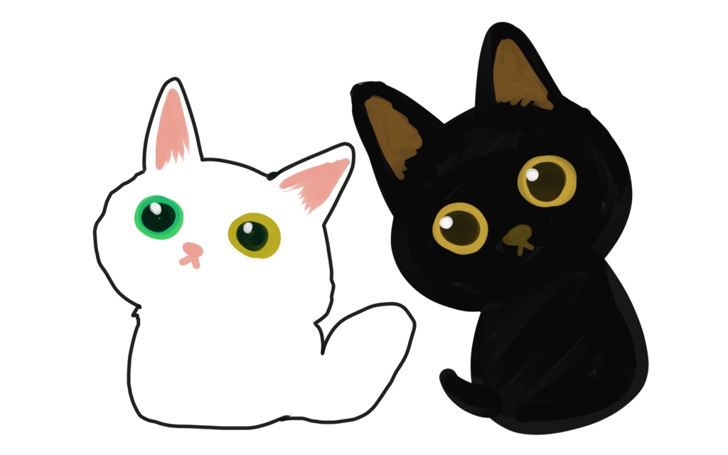 白黒ニャンサコッシュ