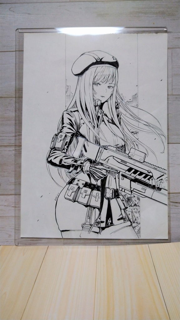 オリジナルイラスト・B5サイズ〉手描き アナログ コピック セーラー