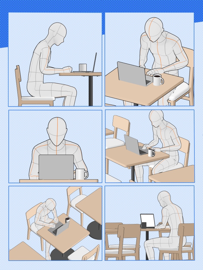 【クリスタ素材】2種類のノートPCと付属品