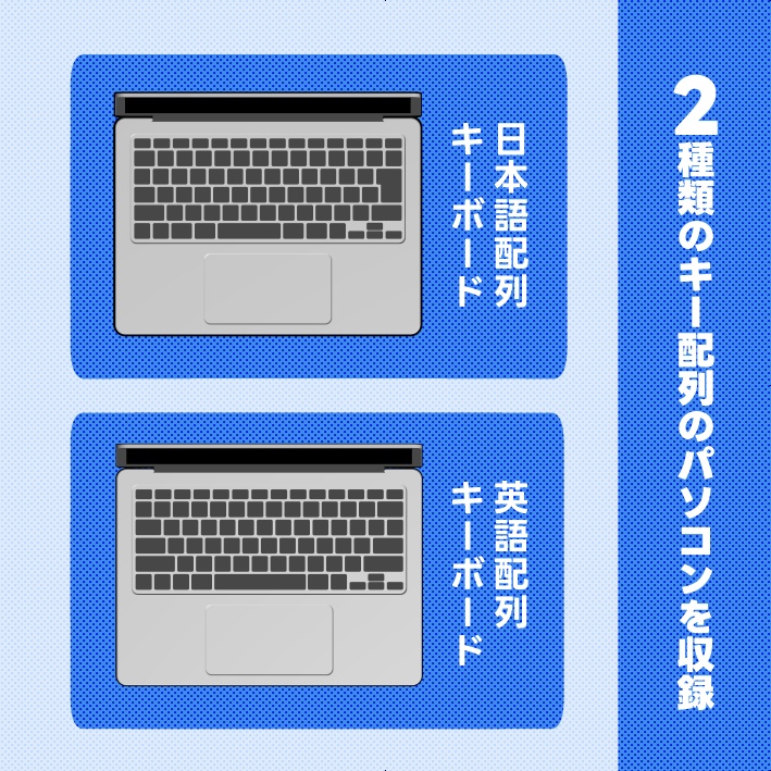 【クリスタ素材】2種類のノートPCと付属品