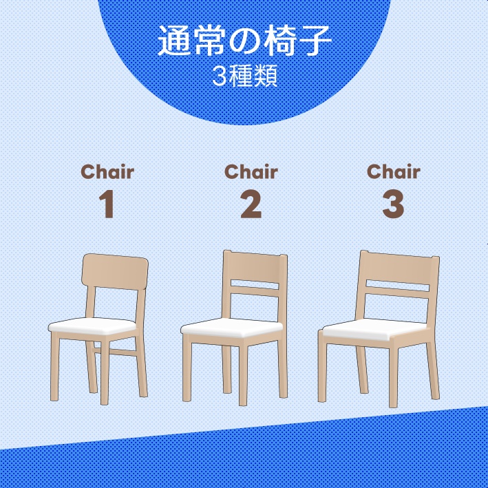 【クリスタ素材】10種類の椅子セット