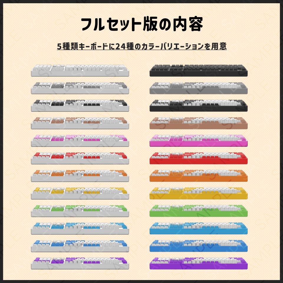 【VTuber素材】配信デスクセット(8K高画質で最大256枚収録)