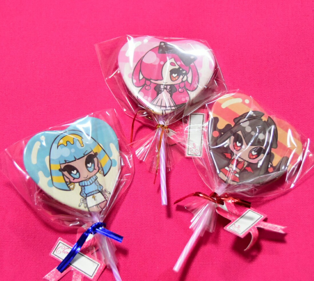 Chocolate preasure缶バッジ