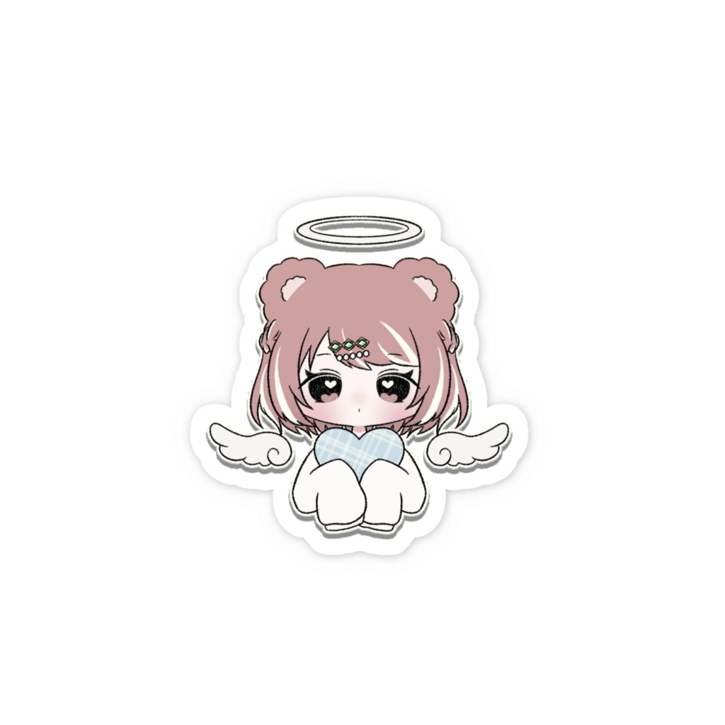 まるも 天使ちゃん ステッカー