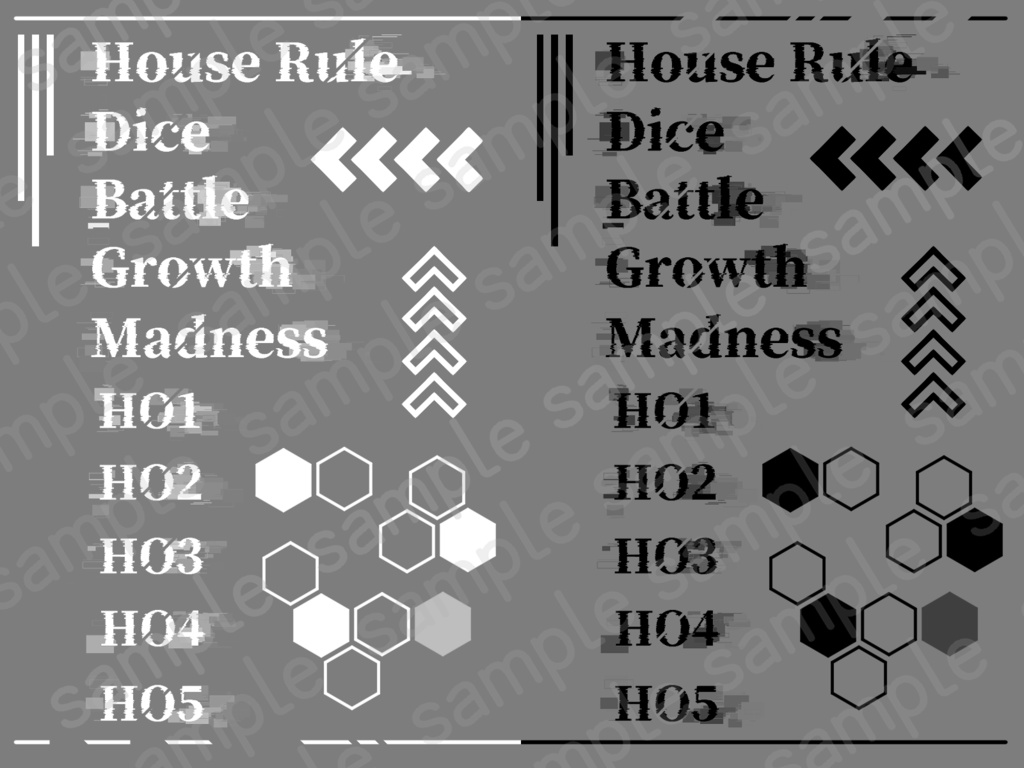 ココフォリア向けサイバー素材