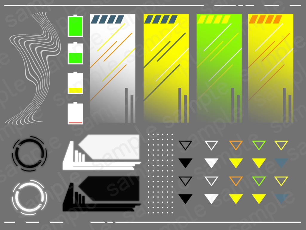 ココフォリア向けサイバー素材