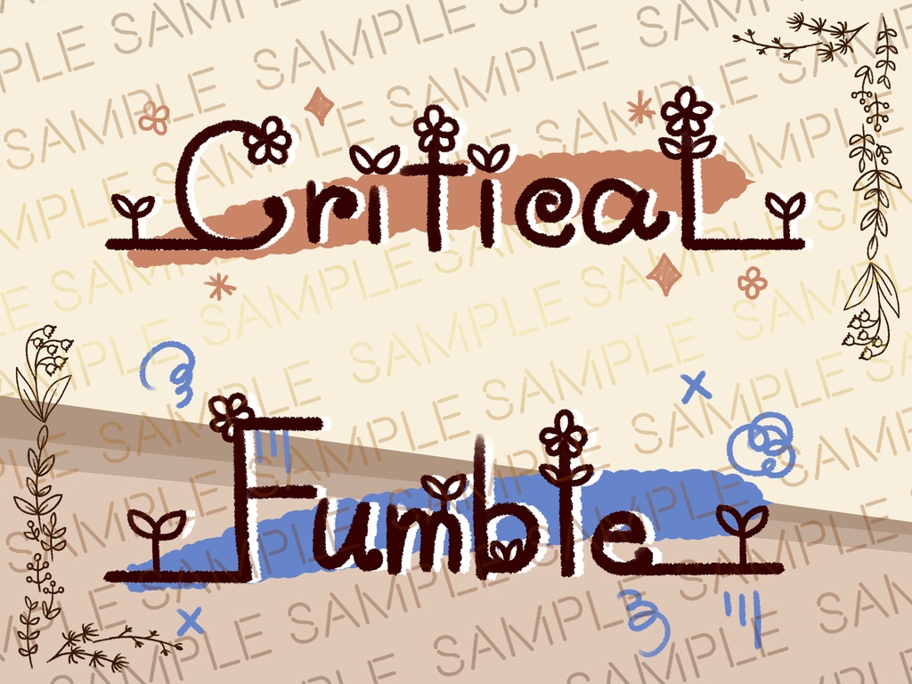 ココフォリア向け手書き風素材セット+