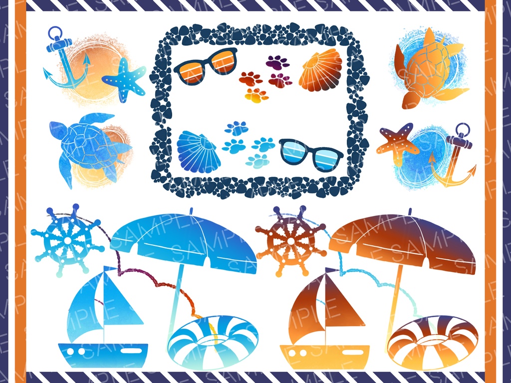 ココフォリア向け海岸素材セット