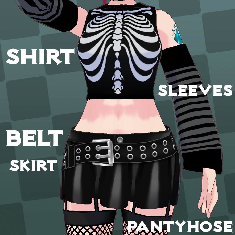Goth Attire Set