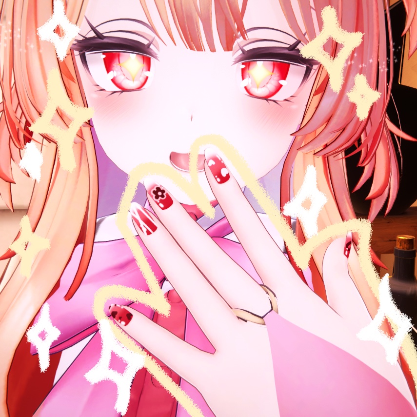 【セレスティア用】ネイルテクスチャ <6色>