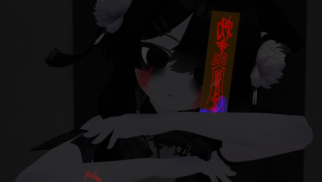 「真冬 Mafuyu」対応Halloween Make Up face and body and eye