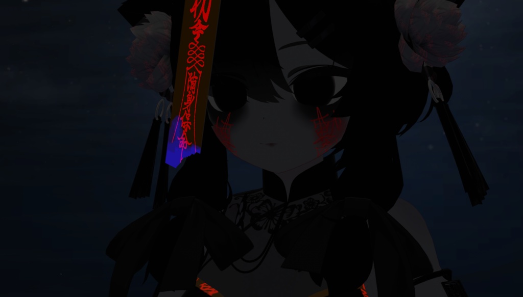 「真冬 Mafuyu」対応Halloween Make Up face and body and eye