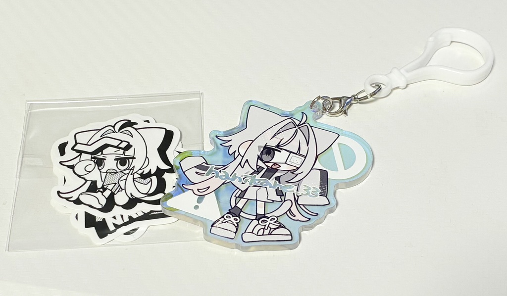 ステッカー&アクキーセット【描いたよ〰︎】┊ステッカー6枚セット【再販】