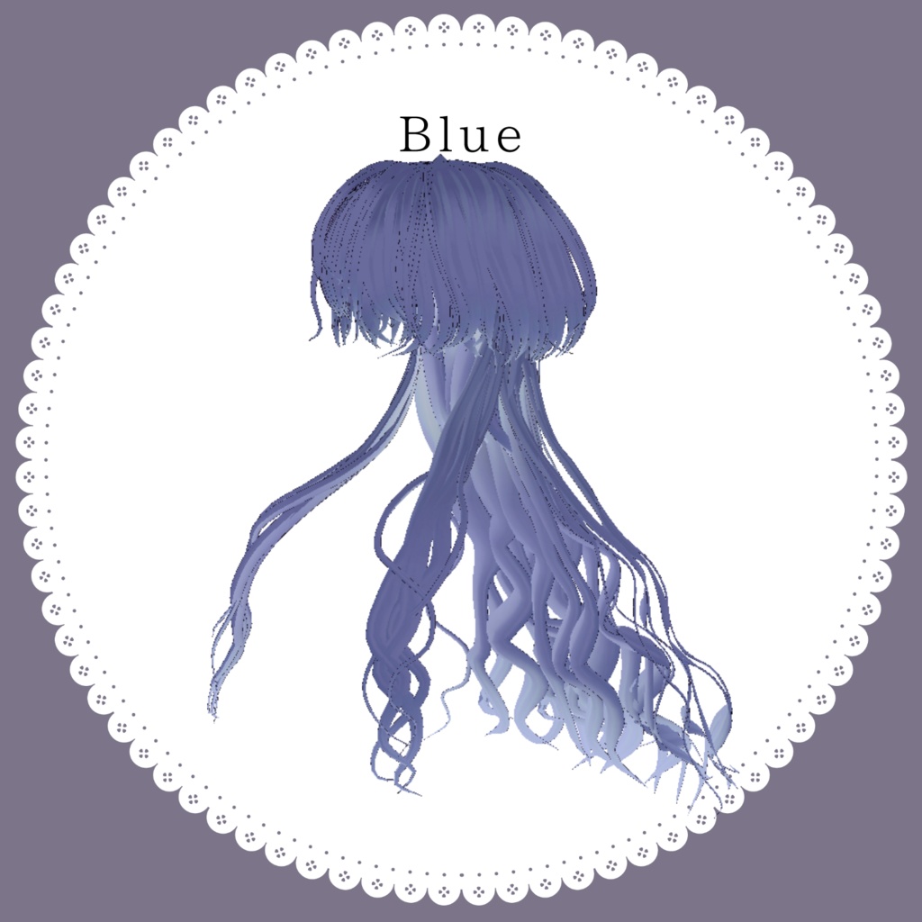 ロングウェーブウルフ【#Vroid】