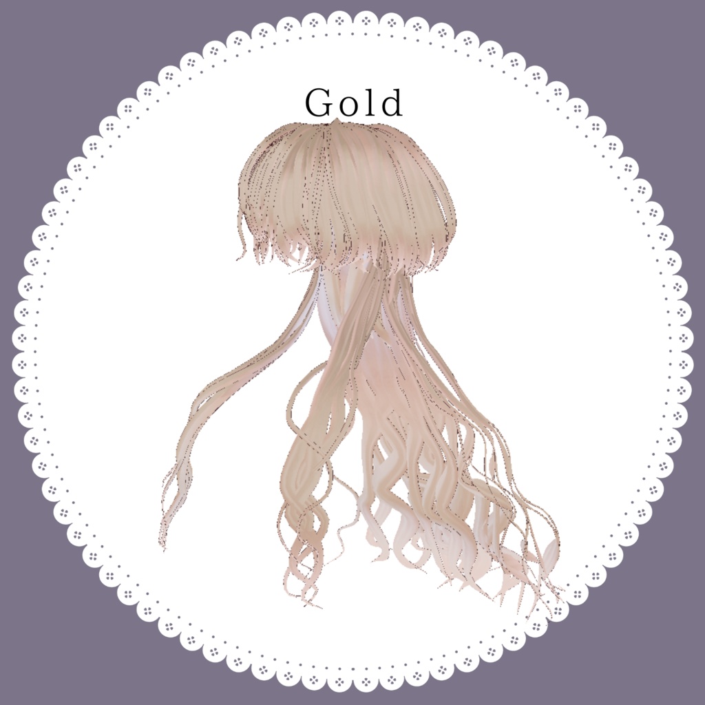 ロングウェーブウルフ【#Vroid】